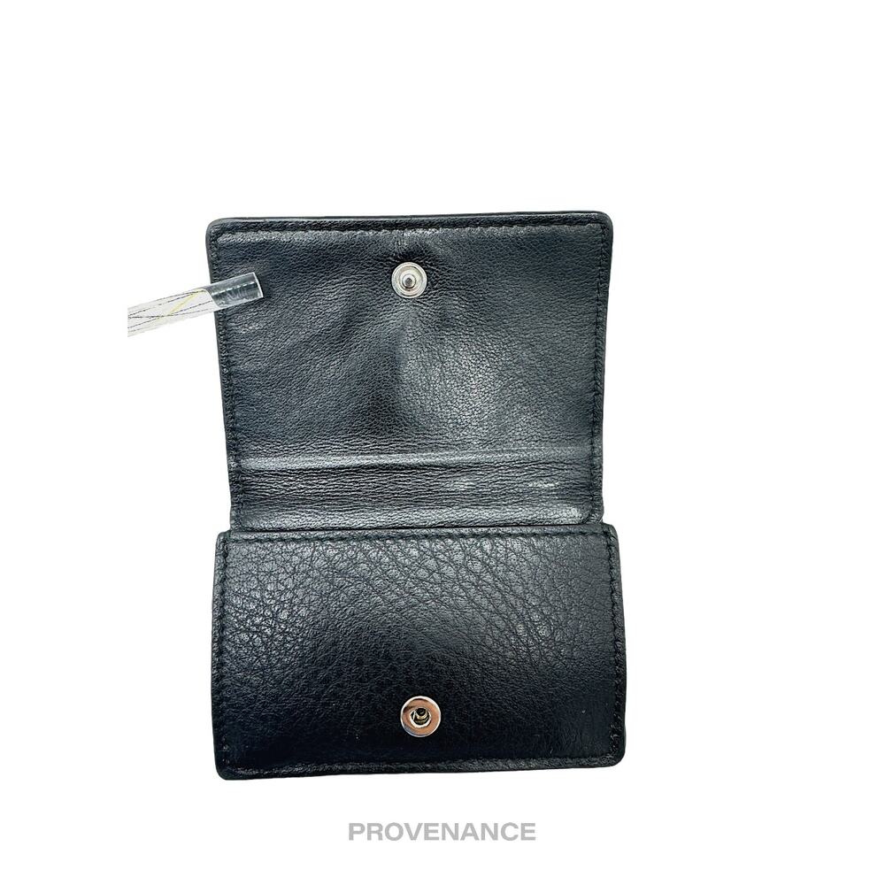 🔴 Balenciaga Logo Trifold Wallet - Black White - Picture 9 of 12
